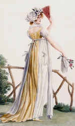 Un Abito da Signora in Stile Campagnolo, illustrazione da 